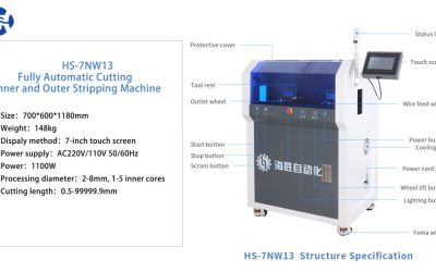 Why Choose The HS-7NW13 Fully automatic cutting and inner and outer Stripping machine?